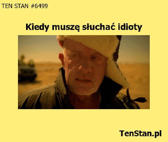 O matko, niech on juz przestanie O matko, niech on juz przestanie