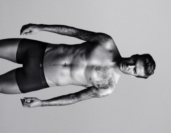 David Beckham - sesja w bieliźnie