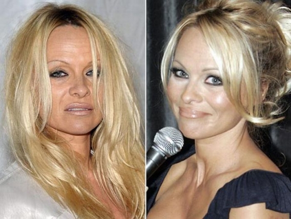 Pamela Anderson bez makijażu