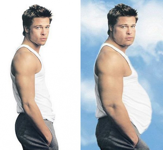 brad pitt photoshop